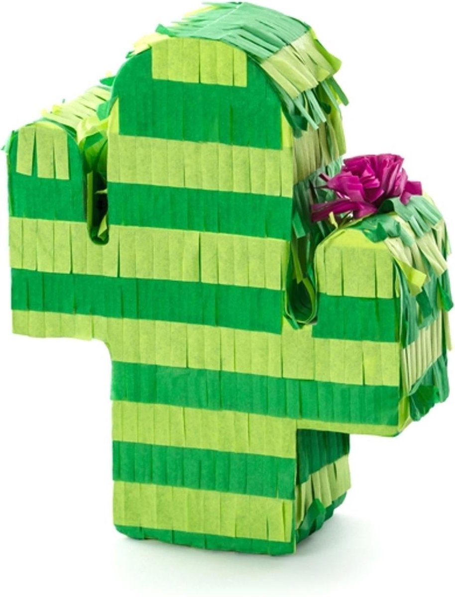 PARTYDECO - Groene mini cactus pinata - Decoratie > Pinatas